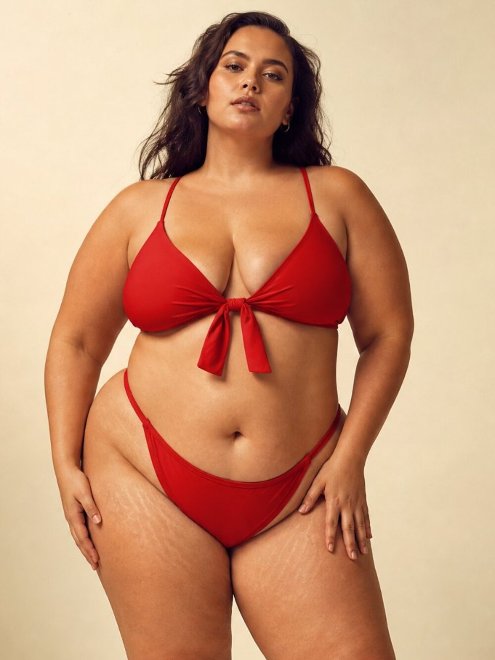 Monica Hansen Red Bikini Bottom